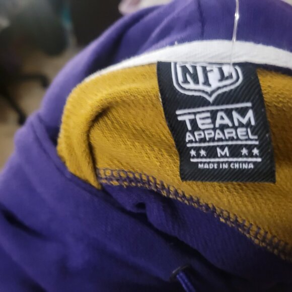 Baltimore Ravens NFL Team Apparel Baggy Hoodie Sweatshirt - Picture 3 of 4